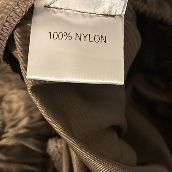 The Frankie Shop Women’s Kevin Track Pants Size Large Khaki Brown Nylon Jogger - Picture 8 of 9